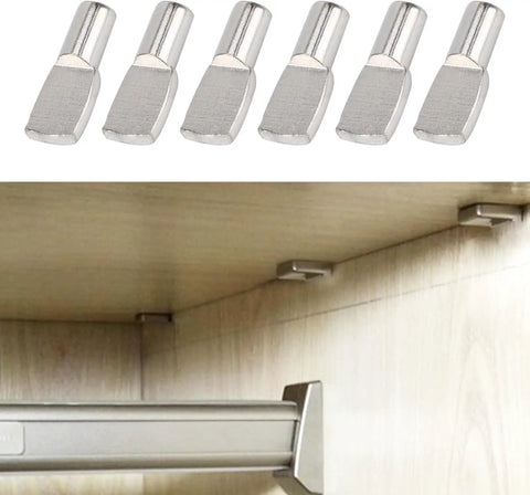 Set Of 120 Spoon Shape Shelf Pins In 5mm Diameter Stainless Steel For DIY Projects Anti Rust Cabinet Hardware Durable Shelf Supports