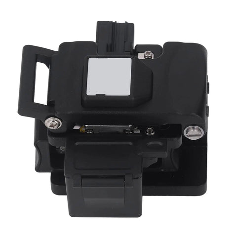 This Sleek Optical Fiber Cleaver delivers insanely precise cuts with a tight 0.5 degree angle, automatic blade return.