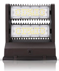 80W Rotatable Outdoor Wall Pack Light With 11000 Lumens At 5000K Daylight, Dimmable, IP65 Weatherproof, UL Listed front view