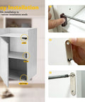 4 Pack Cabinet Magnetic Catch Set For Doors And Drawers Brown installation guide in kitchen cabinet