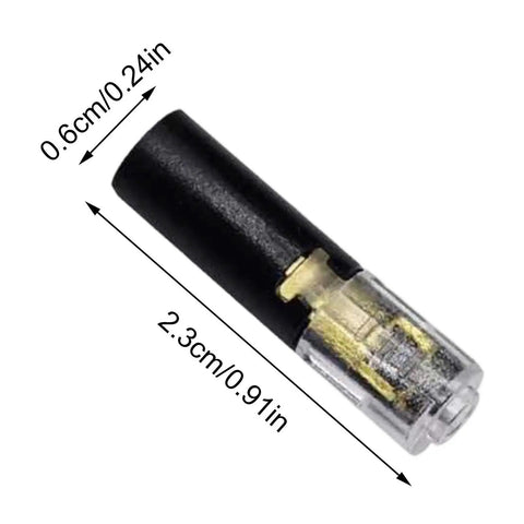 Huge 100 Pack Of Snap-In Push Wire Connectors With Awesome Locking Kit For Car Auto Trailer Rv Home Diy Led Fixups Fast Solderless Quick Terminals That Make Wiring Super Smooth And No Messy Tools Needed At All black nylon connector, 0.6x2.3cm