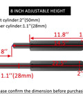 Heavy Duty 8 Inch Gas Lift Cylinder Replacement For Office Chairs 450lbs Long Stroke Pneumatic Shock Piston Universal Size