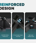 Heavy Duty 4x4 Pergola Bracket Kit Built To Last With Waterproof Coating Corner Brackets For Wood Posts DIY Post Base Hardware