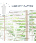 Spring Loaded Shutter Pins Repair Kit, 80 Pcs White Plastic Replacement Clips For Window Shutters, Cabinets And Doors, Easy Install, Durable Fasteners For Home, Office, And Shop; secure installation