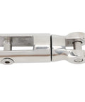 316 Stainless Steel Boat Anchor Swivel Connector showing heavy duty design for 3/8 To 1/2 Inch Chain Handles.
