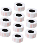 Pricing Label Paper Rolls For Pricemarker Machines 4000 Small Retail Price Tags Sticky Adhesive Price Tag Supply