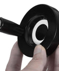 Two Pack Hand Crank Wheel With Bakelite Grip And Aluminum Alloy Round Machine Tool Handle For Milling Machines Enhanced Anti Slip Grip