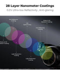 Upgrade Circular Polarizer CPL Filter For DJI Mavic 4 Pro Drone Lens with 28-layer nanometer coatings and HD optical glass diagram.
