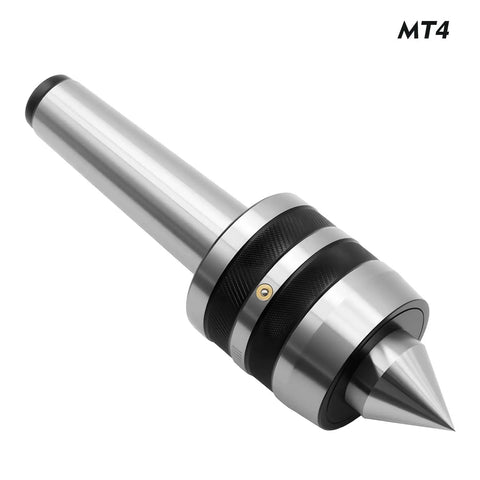 Heavy Duty MT4 Morse Taper Live Center With Triple Bearings For Lathe And CNC Machines, Precise High Hardness Steel Center for stable