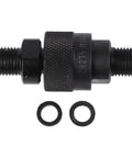 Rugged M14 Hydraulic Quick Connector With Carbon Steel Body Stops Leaks Boosts Workflow For Forestry And Industrial Machinery To 120C Temperatures Fast Swap black threaded fitting