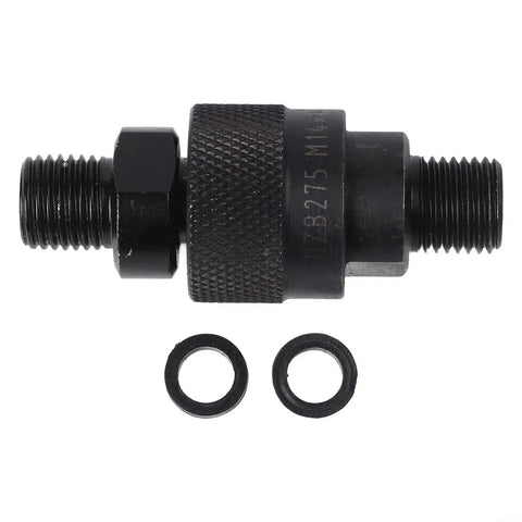 Rugged M14 Hydraulic Quick Connector With Carbon Steel Body Stops Leaks Boosts Workflow For Forestry And Industrial Machinery To 120C Temperatures Fast Swap black threaded fitting
