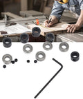 Pro Grade Steel Router Bit Bearing Guide for Smooth Precise Cuts, Bottom Mounted Bearings, Heavy Duty Stability for Radial and Axial Loads
