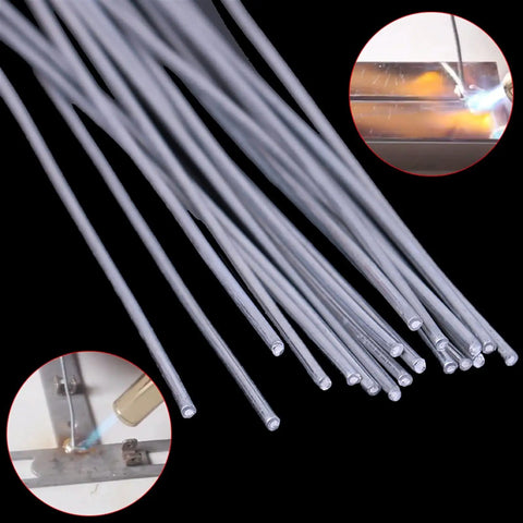 Low Temp Aluminum Welding Wire Set 10 Pieces With 500 And 330 Mm Rods 1.6 Mm Diameter Easy To Use Soldering Electrodes