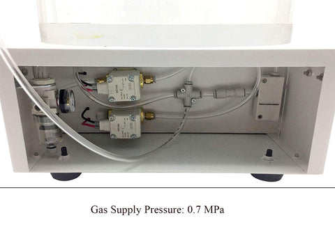 No Nonsense Heavy Duty Vacuum Package Leak Tester And Dead Tight Seal Checker For Glass Jars Metal Cans Plastic Cartons Composite Bags With Straightforward Digital Display 110V internal gas supply connections with pressure gauge