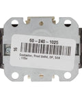 Professional Grade Industrial Magnetic Contactor 50 Amp 115 Volt Ac Coil Double Pole Single Throw Heavy Duty Power Switch front view with terminals