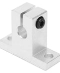 Aluminum Alloy Linear Motion Rail Support Kit For CNC Shafts And Guide Rails, Low Friction Design For Smooth Travel, Rock Solid Setup, Stable Secure Mount, Heavy Duty Build, Ideal For 3D Printers And Precision Machinery, aluminum rail bracket