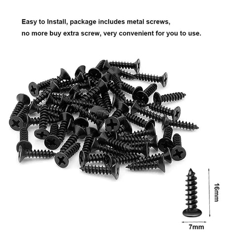 Workhorse Heavy Duty Matte Black L Brackets 20 Pack 3.1 By 3.1 Inch Right Angle Corner Supports For Furniture Fix Ups And Wood Crafts Easy Install Includes 120 Countersink Screws, black metal screws.