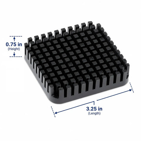 Straight Up Premium Style Push Block Replacement For Nemco 55500 Vegetable Dicer And 55450 French Fry Cutter, black paddle, 3.25x0.75 in size.
