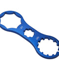 Beefy Blue Aluminum Fork Cap Wrench For Suntour XCM XCR XCT RST Suspension MTB Front Fork Spanner Heavy Duty Tool