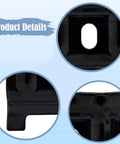 Close-up of Two Pack Hold Down Clamp Bracket For Cars, Heavy Duty Metal Clamps In Sturdy Iron, showing detail and finish