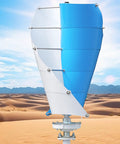 20000W Vertical Wind Turbine Kit For Home Power Generation 12V Genny Electricity Producer Equipment in a desert landscape