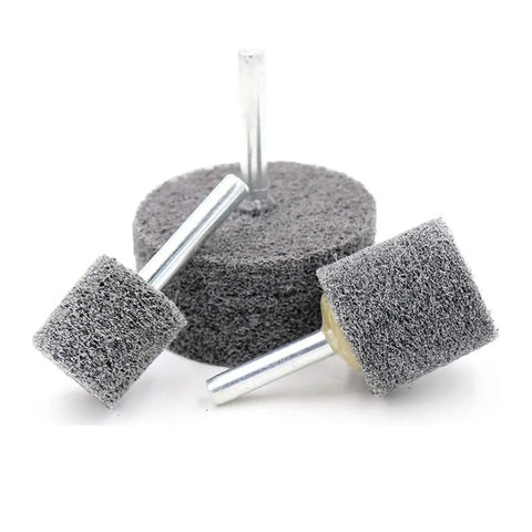 Solid 2-Piece Nylon Abrasive Polishing Wheels For Drills And Grinders With 6mm Shank, featuring 20mm and 50mm sizes for efficient use.
