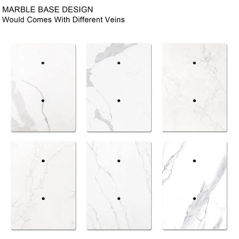 Variety of marble base designs for Free Standing Toilet Paper Holder With Reserve, Heavy Marble Base Keeps It Steady No Wobble