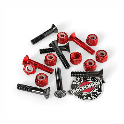 Genuine Skateboard Hardware Cross Bolts With Standard Phillips Screws For Trucks 7/8 Inch Black Red Replacement Parts