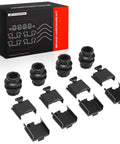 Premium Front Side Disc Brake Hardware Kit Fits Ford F-150 Expedition E-Series And Lincoln Navigator For Rock Solid Stopping Power And Smooth Daily Drives That Never Flake Out, black hardware kit and boots