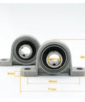 Heavy Duty Zinc Alloy Pillow Block Bearing Self Aligning Unit Fits Shafts 8 10 12 15 17 20 Mm Low Noise Runs Like A Dream Handles Heavy Loads Daily Use Keeps Rig Moving Smooth Without Getting Stuck On Tough Jobs Always Performs Better Than Best. 12mm bore, cast iron housing