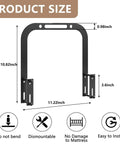 Lock Your Queen Size Mattress Down Straight Up With Set Of Two Extra Tall Anti Slip Bed Frame Retainer Bars adjustable dimensions