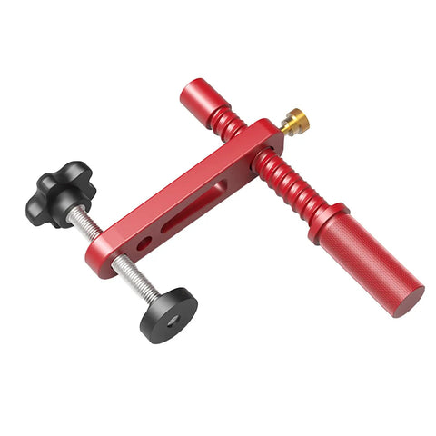 Two Pack Adjustable Bench Dog Clamps For Woodworking, Sturdy Hold Down Clamps, 19mm CNC Machined Aluminum, Fits 3/4 Inch Dog Holes