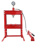 10 Ton Hydraulic Shop Press For Your Garage Or Small Shop H Frame Benchtop Press With Adjustable Height Hydraulic Cylinder And Press Plate