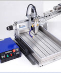 Bulletproof Hg20 Linear Guide Rail Setup Delivers Slick 2200W Spindle Punch For A Badass 6040 CNC Router with T-slot table.
