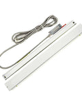 Top Notch Precision Linear Scale Encoder With 0.005mm Optical Grating Ruler Sensor For DRO On Lathes And Milling Machines 70mm To 470mm Range Great For CNC Wire Milling And Cutting, featuring a straight optical ruler with attached cable