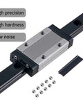 MGN9H Black Linear Guide Rail 400mm with MGN9H Bearing Steel Carriage Block for Ender 3 CoreXY Tronxy 3D Printers Upgrades