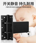 Smooth Operator Invisible Door Hinge Hydraulic Buffer for Quietly closing doors, black finish for wooden cabinets.