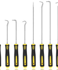 8 Piece Pick And Hook Tool Set For Auto Mechanics Built For Tough Jobs Precision Automotive Picks For Car Oil Seals Hose