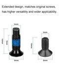 Heavy Duty Electric Scooter Screws Kit With Hella Tight Handlebar Bolts And Premium Folding Mechanism Hardware For Xiaomi M365 Ninebot 1S Pro Replacement Parts, two detailed screws with dimensions.