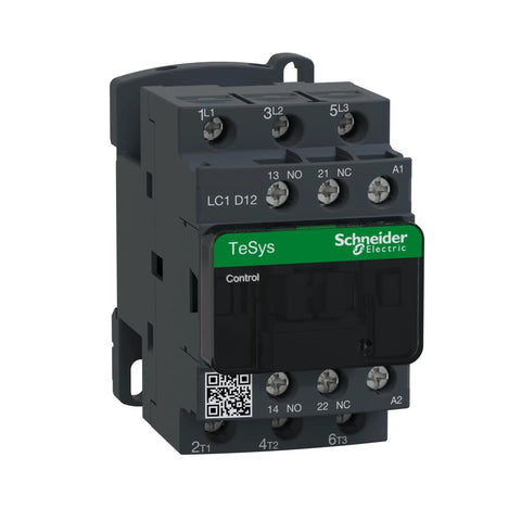 Beefy 120V AC Coil 3-Pole Non Reversing Contactor with 1 NO and 1 NC Auxiliary Contacts for motors and industrial equipment