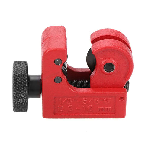 Compact Tube Cutter With Ball Bearing Roller 3 to 16mm Capacity Alloy Steel Pipe Cutter for Copper Aluminum and Metal Tubing