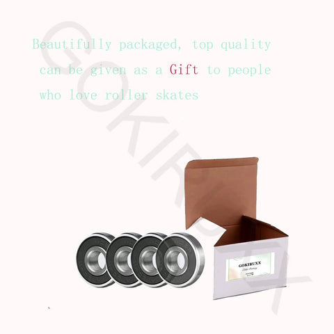 Pro Inline Skate Wheels Set 2 Pack 90mm 100mm 110mm 125mm With 85A Hardness ABEC-9 Bearings and gift packaging