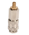 5 Pcs Universal Tire Inflator Adapter And Air Compressor Quick Swap Connector Set Hella Versatile brass and metal connector for quick pneumatic connection.
