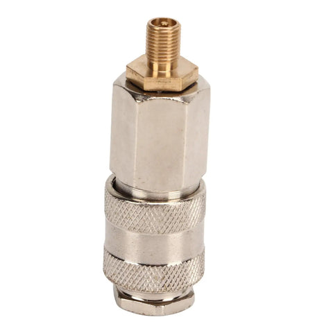 5 Pcs Universal Tire Inflator Adapter And Air Compressor Quick Swap Connector Set Hella Versatile brass and metal connector for quick pneumatic connection.