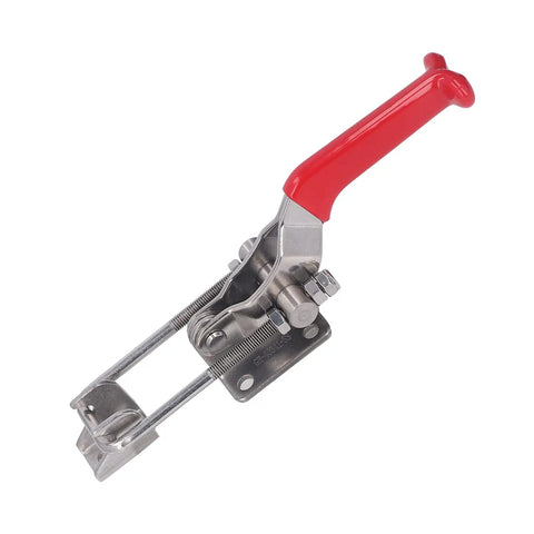 Super Durable Stainless Steel Toggle Clamps With Adjustable Openness And 900kg Heavy Duty Firm Fixing Buckle Latch for DIY welding tasks.