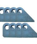 Set of 8 Hella Tough Heavy Duty Suspension Mount Tabs Cold Rolled Steel Shock And Axle Bracket Plates for off road.