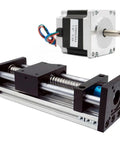 Heavy Duty Optical Axis Sliding Table Motion Module With 16mm SFU1605 Ballscrew Kit Linear Guide Rod Nema 23 Stepper Motor Compatible 150mm Stroke CNC slide