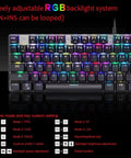 Top Tier Legit Gaming Mechanical Keyboard And Adjustable DPI Mouse Combo With Long Wired Cable For PC Laptop Desk Setup Featuring RGB LED Backlights.