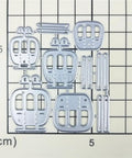 Top Notch Cable Car Ski Board Metal Die Cuts For Handmade Card Making And Cozy Winter Scrapbook Layouts Slick Carbon Steel Punch Dies on grid.