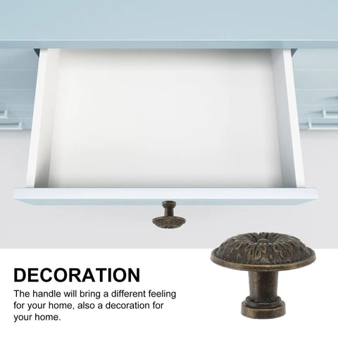 Vintage Cabinet Handles And Antique Drawer Pulls Set With Retro Alloy Door Knobs For Kitchen Cabinets And Furniture